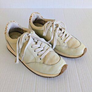 BIRDIES Women's Lace Up Sneakers  Size 6.5  Cream